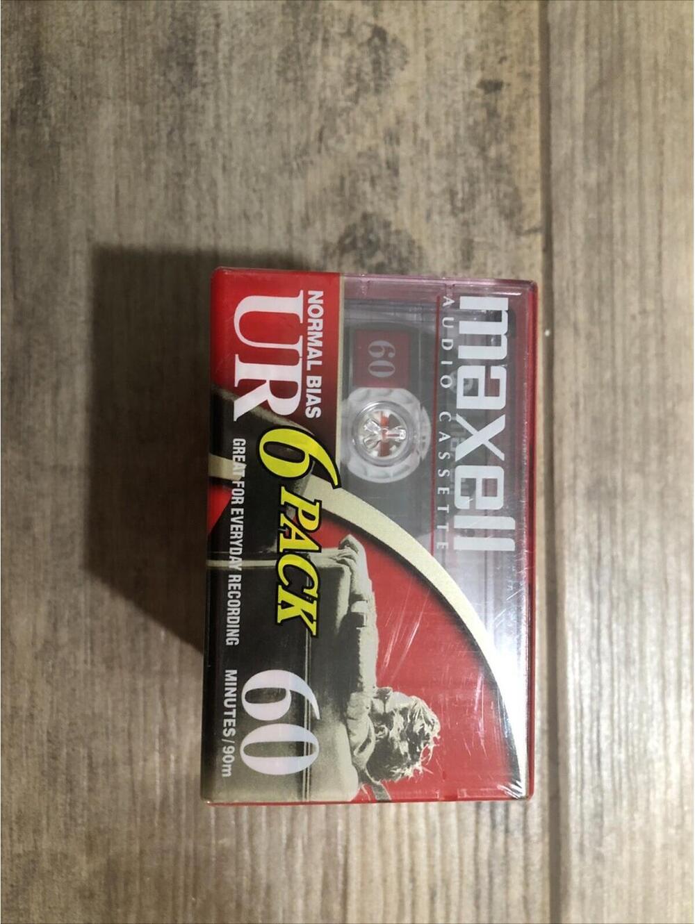 Lot of 7 Maxell‎ Normal Bias UR 60 Minute Audio Cassette Tape New Sealed